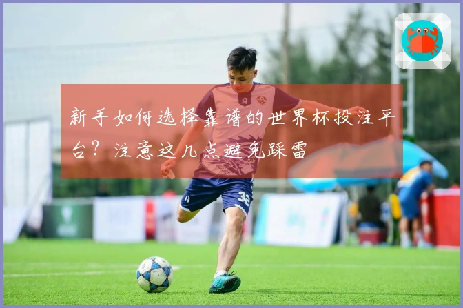 新手如何选择靠谱的世界杯投注平台？注意这几点避免踩雷